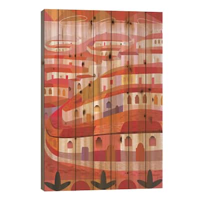 Little Sonora (Vertical) Print On Wood by Charles Harker - Multi-Color