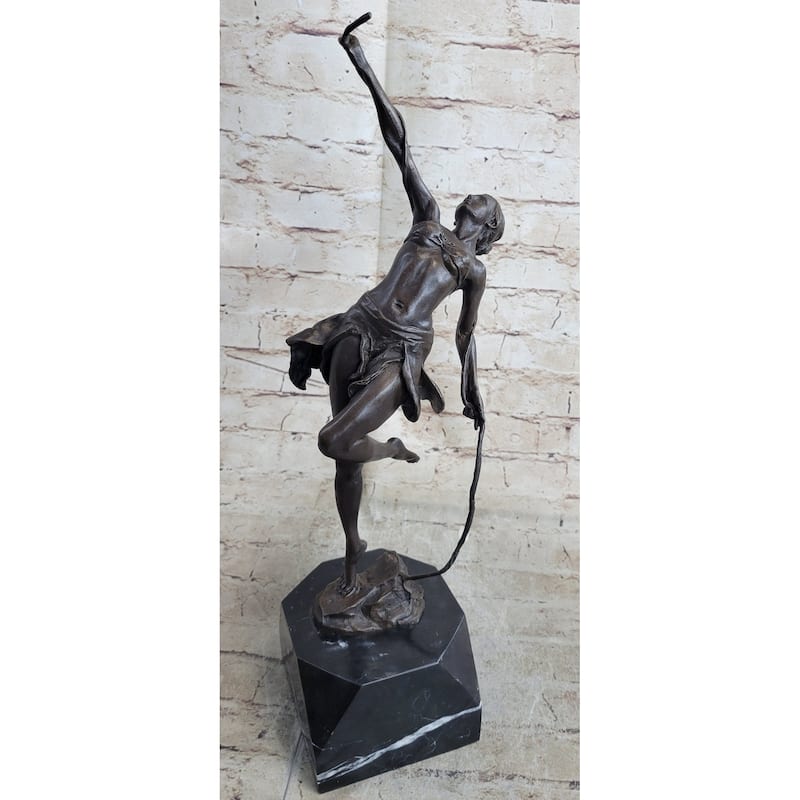 Female Dancer Art Deco Bronze Chiparus Tribute Bronze Sculpture Statue Figure