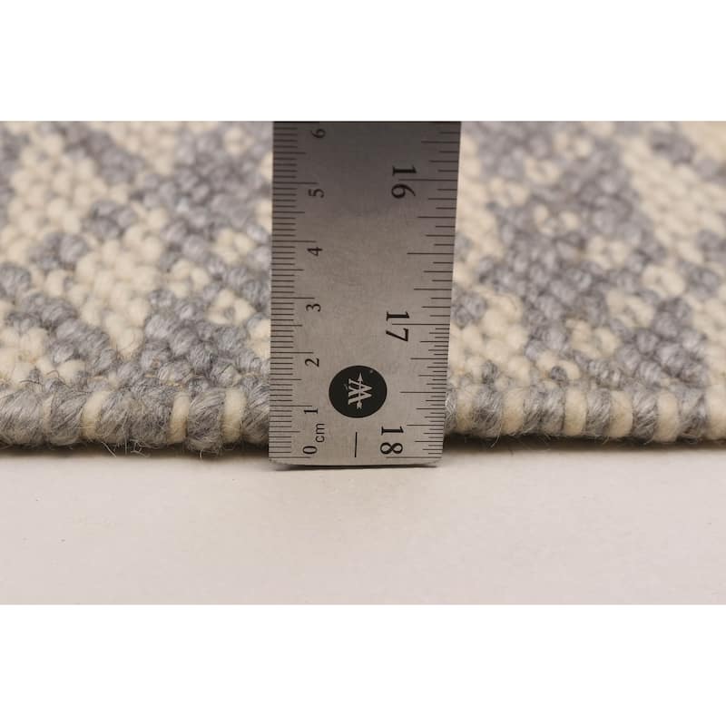 Nevada Grey Kilim 5'0" x 8'1" - 5'0 x 8'1