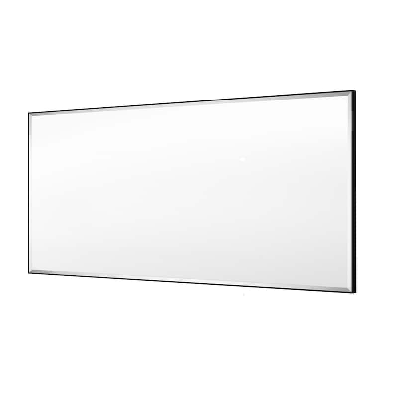 Rectangle Metal Framed Beveled Edge Bathroom Vanity Mirror