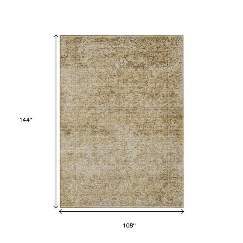 HomeRoots Abstract Traditional Rectangle Outdoor Rug