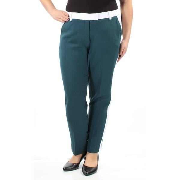 Shop Anne Klein Womens Green Pants Size 14 Overstock 22432714