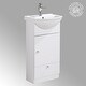 preview thumbnail 2 of 12, Bathroom Vanity Sink Cabinet Vitreous China Sink Comes With Faucet And Drain Hardware Included Renovators Supply