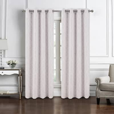 Connor Geometric Woven Jacquard Window Curtain Panel
