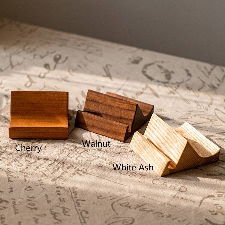 RusticReach Solid Wood Cellphone Stand Desktop Stand