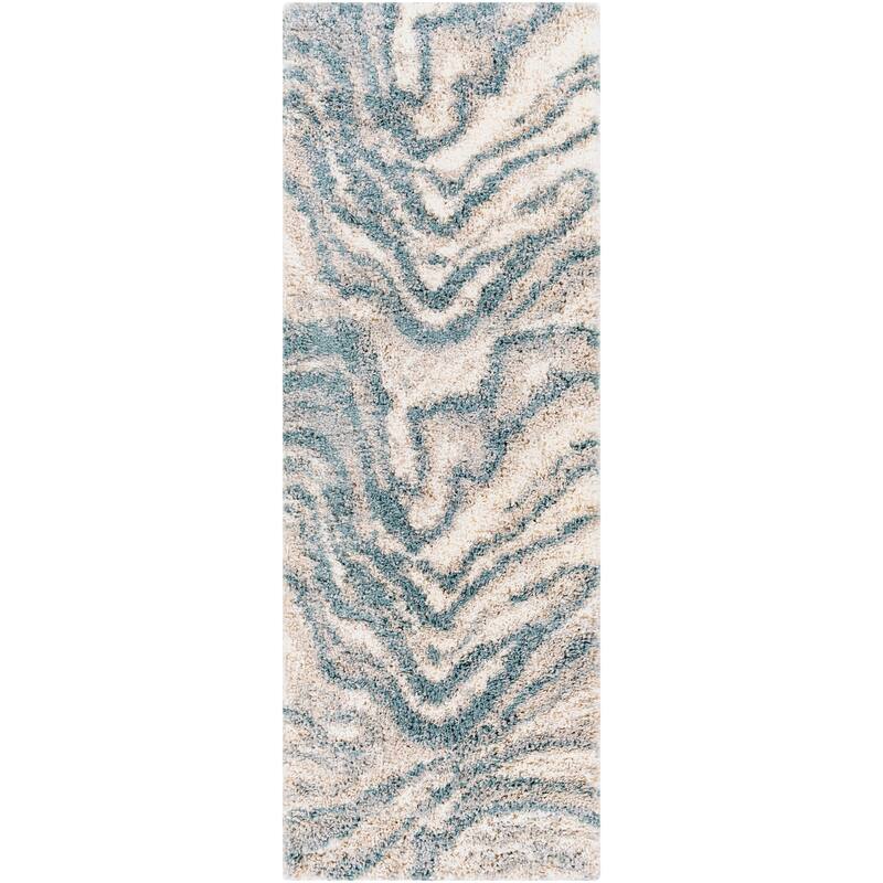 Livabliss Transitional Eskimo Shag Abstract Area Rug
