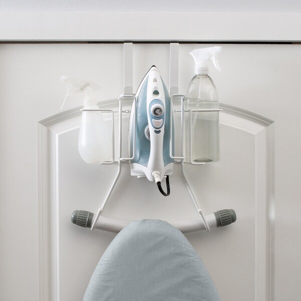 Organize It All Ironing Over the Door Iron Caddy Board Holder