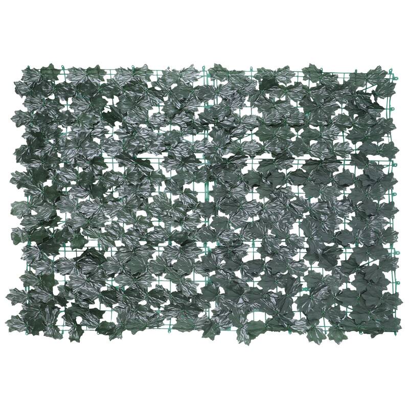 Artificial Faux Ivy Hedge Leaf Privacy Fence Decorative Wall Screen - 118x39.4in