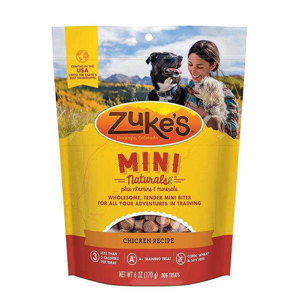 Zuke's Mini Naturals Chicken Recipe 6 oz Dog Treats. Opens flyout.