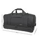 preview thumbnail 5 of 15, World Traveler Dejuno 30" Nylon Rolling Duffel with Drop Bottom