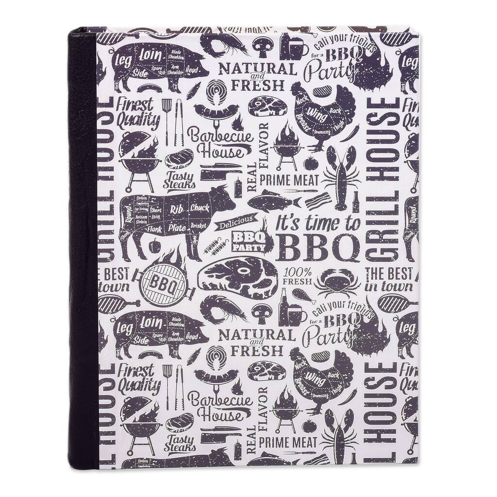 Novica Handmade Barbecue Time Amate Paper Journal