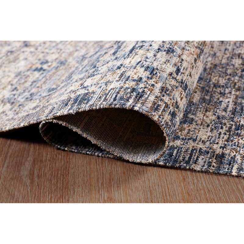 Terra by Obeetee Ava Distressed Arabesc Rug