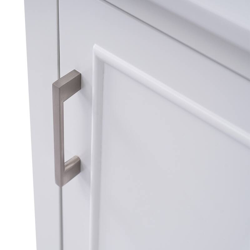20 Inch Modern Bathroom Vanity with Ceramic Sink Small Space Cabinet