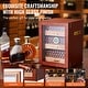 preview thumbnail 7 of 12, VEVOR Cigar Humidor Cabinet Handmade Spanish Cedar Wood Cigar Humidor Hygrometer, Shelves, and Handle, Great Gift for Men