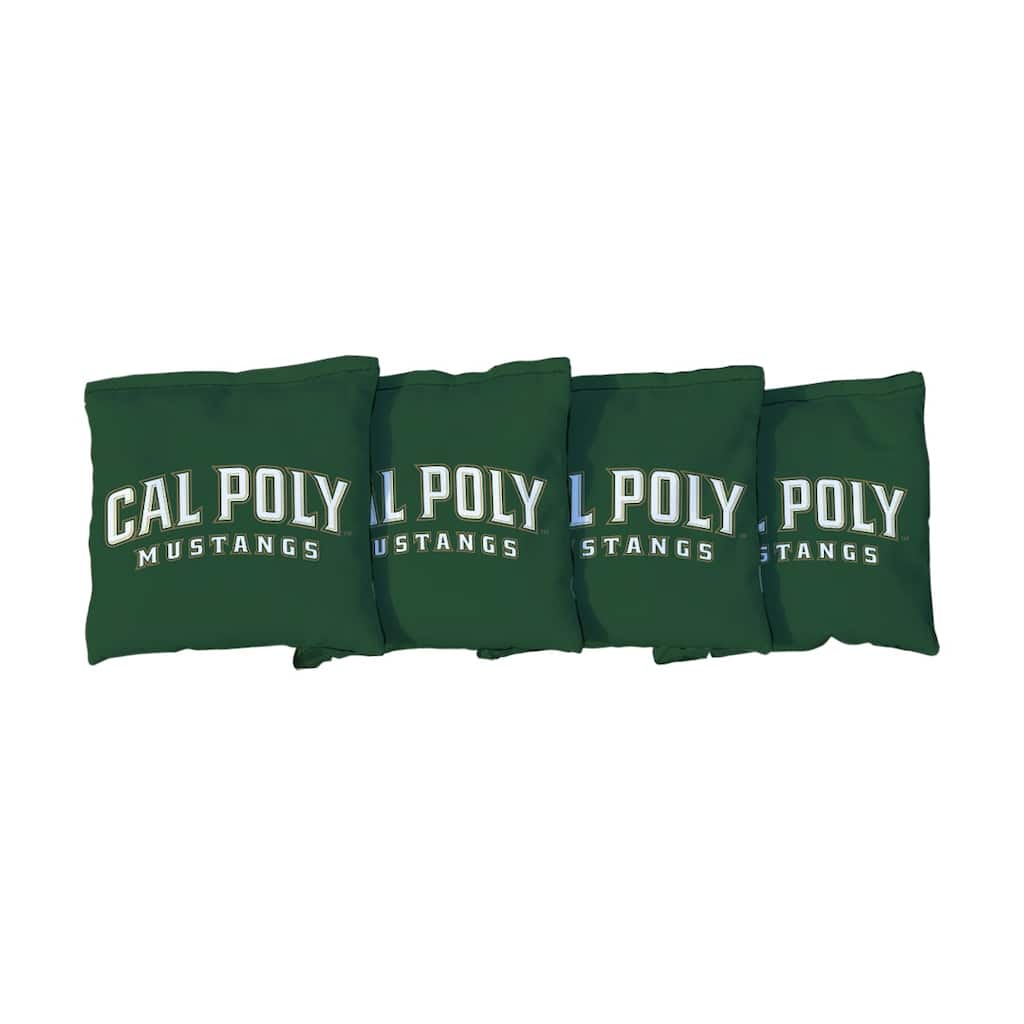 Cal Poly Mustangs Green Cornhole Bags