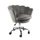 preview thumbnail 18 of 27, VANITII Accent Chair Swivel Vanity Chair Office Desk Chair With Wheels Modern Height Adjustable Pink/Grey/White
