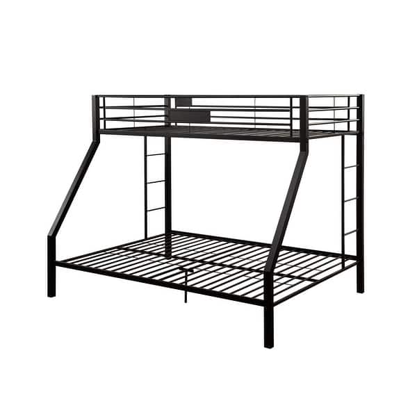 slide 2 of 3, Limbra Black Twin XL / Queen Bunk bed