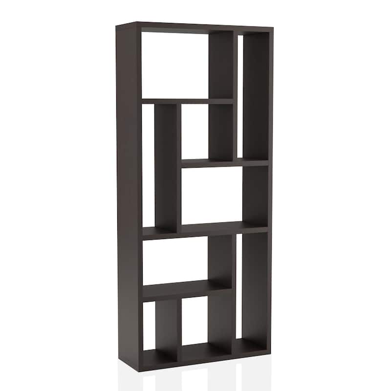 Gelder Contemporary Brown 3-in-1 Display Cabinet by Furniture of America