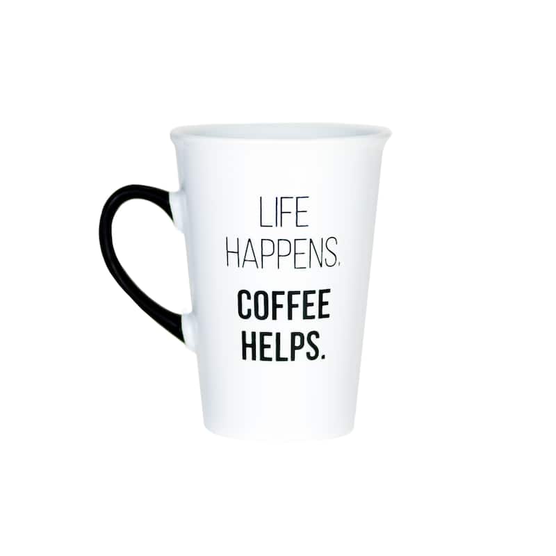 Amici Home Life Happens Coffee Helps Mug 20 Oz - 5 inch - 5 inch