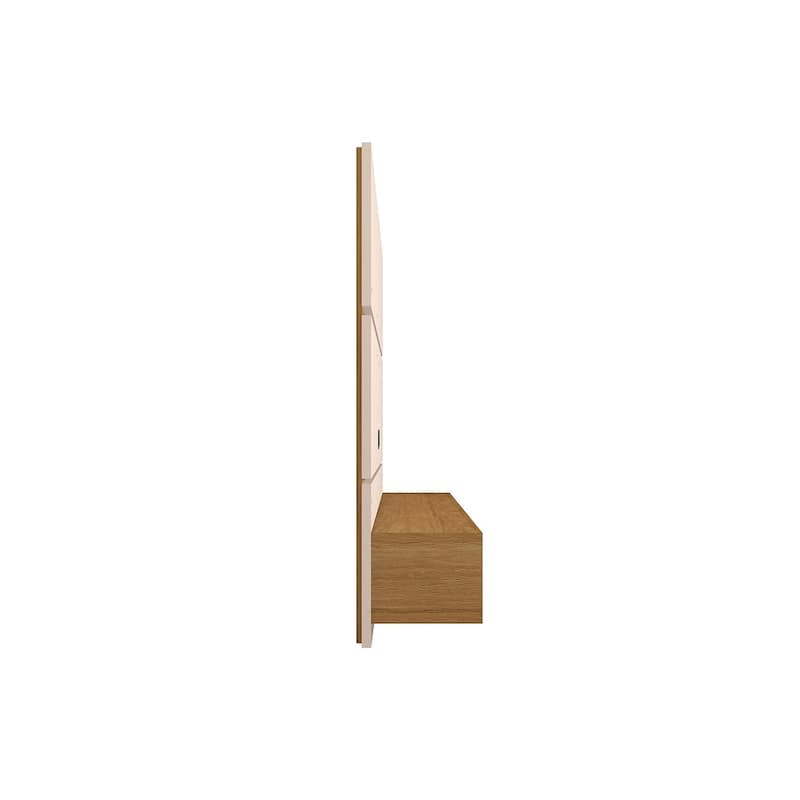 Vernon Mid Century Modern Wood 62.99 In. Floating Living Room Entertainment Furniture