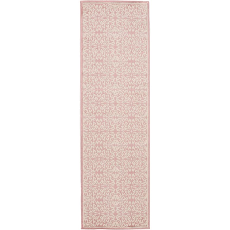 Nourison Jubilant Floral Medallion Area Rug - 2' x 6' - Pink