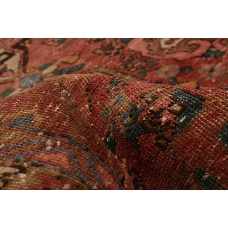 ECARPETGALLERY Hand-knotted Antalya Vintage Red Wool Rug - 3'7 x 11'0