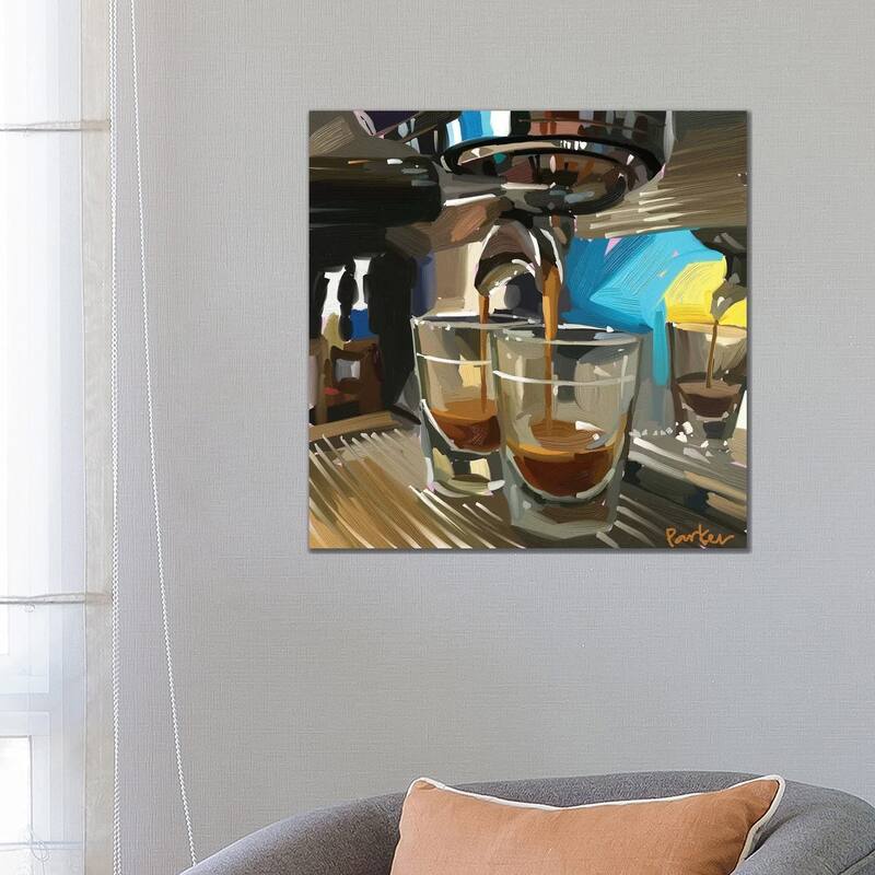 iCanvas "Double Espresso" by Teddi Parker Canvas Print - 26x26x1.5