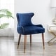 preview thumbnail 1 of 43, Roundhill Furniture Lindale Mid-century Modern Velvet Accent Chair Blue