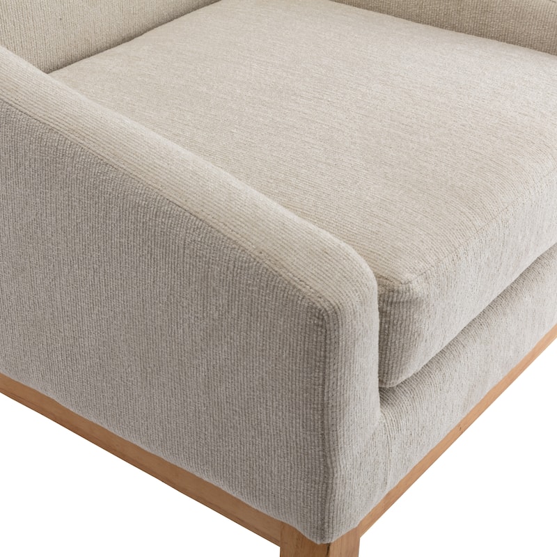 Corvus Armitage Chenille Upholstered Accent Chair