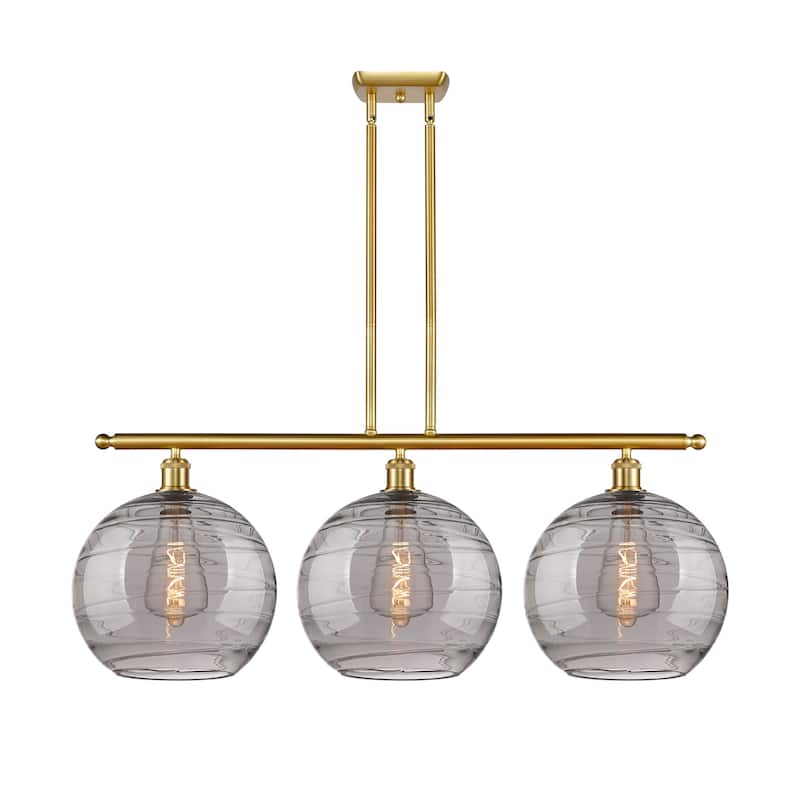 Innovations Lighting 516-3I 14 39 Athens Deco Swirl Chandelier Athens - Satin Gold