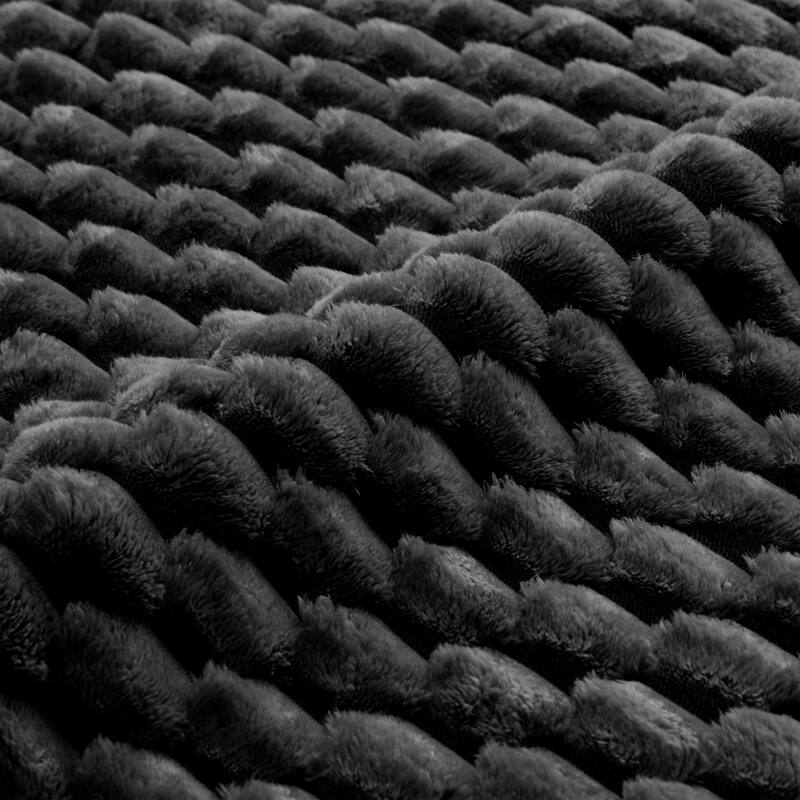 Anmytek 82 Inch Modern Modular Sectional Sofa No Assembly Flannelette Fabric Oversized Deep Seat 2 Seater Black Cloud Couch