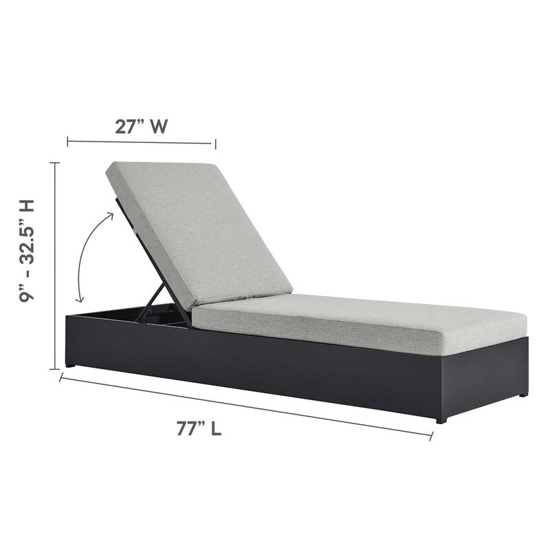 Tahoe Patio Aluminum 3-Piece Chaise Lounge Set