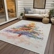 preview thumbnail 2 of 16, Machine Washable Indoor/ Outdoor Christmas Tree Chantille Rug