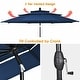 preview thumbnail 48 of 56, Gymax 10ft 3 Tier Patio Market Umbrella Aluminum Sunshade Shelter