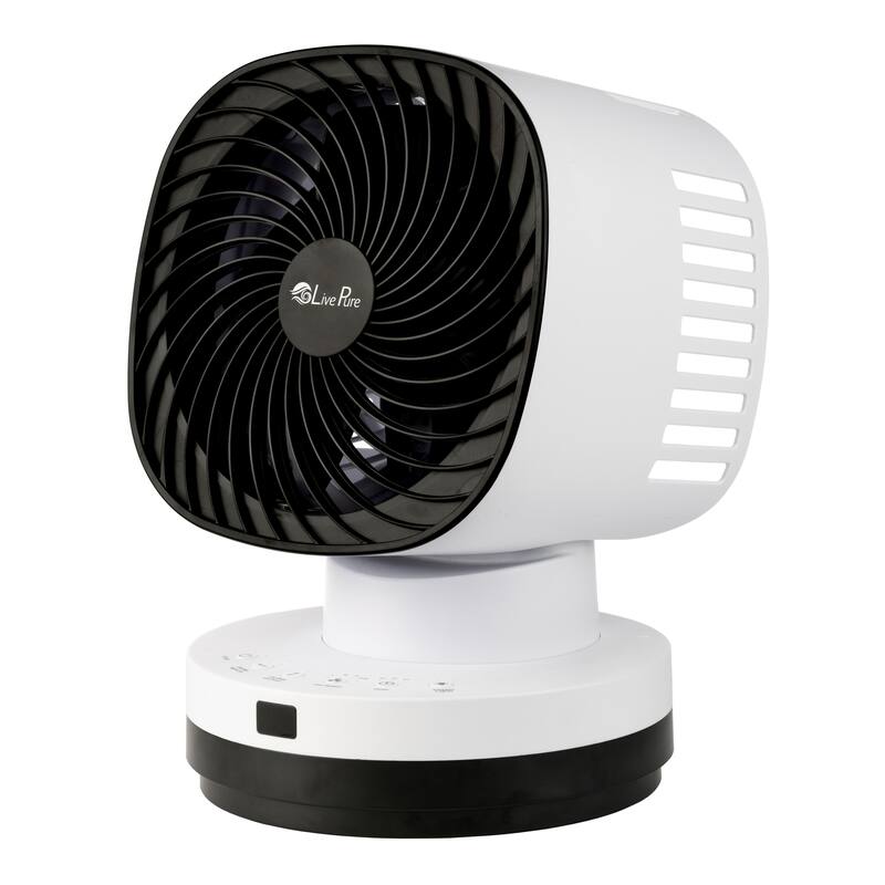 LivePure LP1200FAN Orbital Oscillating 4 Speed Fan - White
