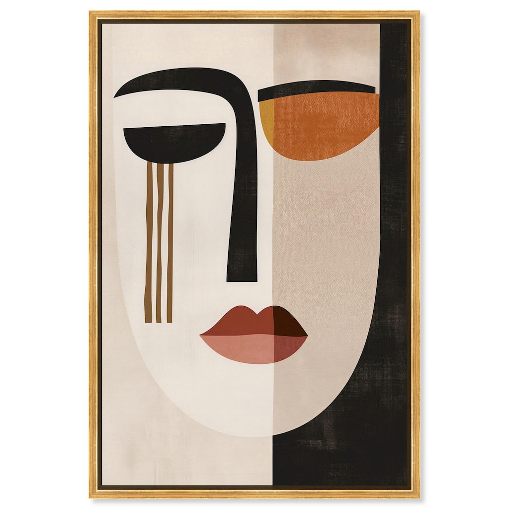 Face Moderne III Canvas by Art Remedy