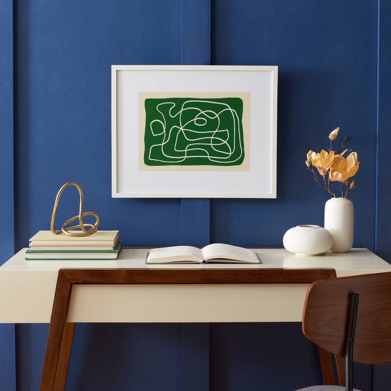 SAFAVIEH Egle Roadmap 20 x 16-inch Framed Wall Art