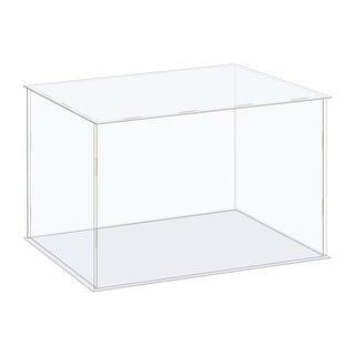 Display Case Box Acrylic Box Transparent Showcase 41x36x26cm for ...