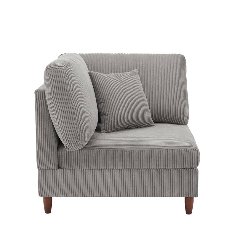 Free Combination Multi-Shaped Corduroy Sofa Modular