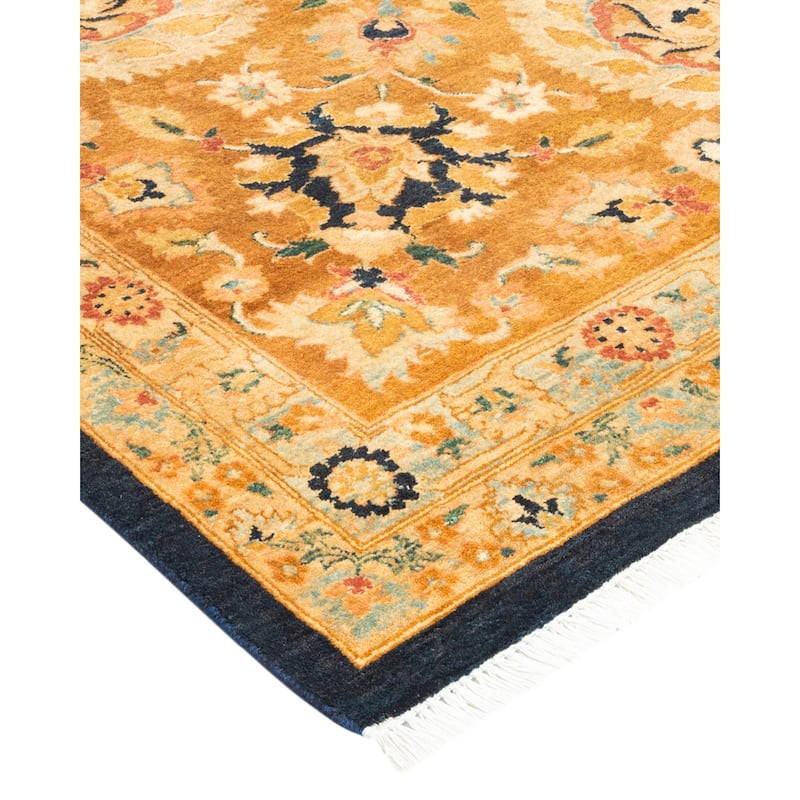 Overton Mogul, One-of-a-Kind Hand-Knotted Area Rug - Blue, 8' 2" x 10' 2" - 8' 2" x 10' 2"