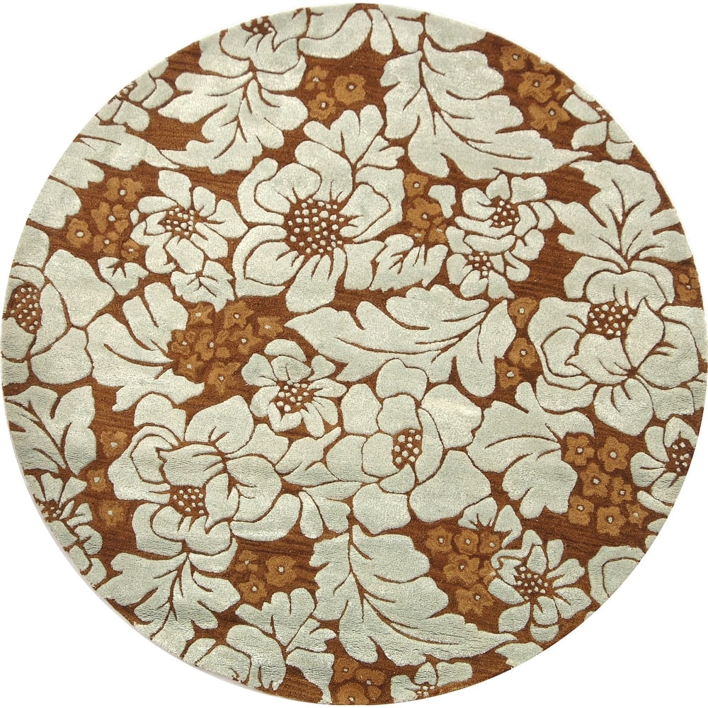 SAFAVIEH Handmade Soho Tyyne Garden N.Z. Wool Rug