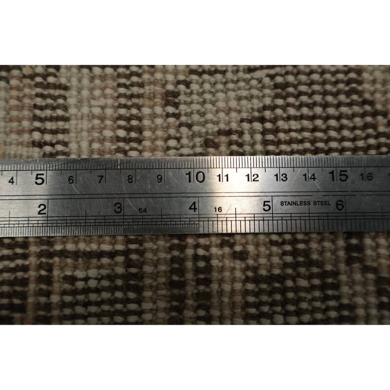 Hand Knotted Oriental 100% Wool Carpet Transitional Floral Beige & Ivories Anatolian Area Rug - 9' 3'' X 5' 9''