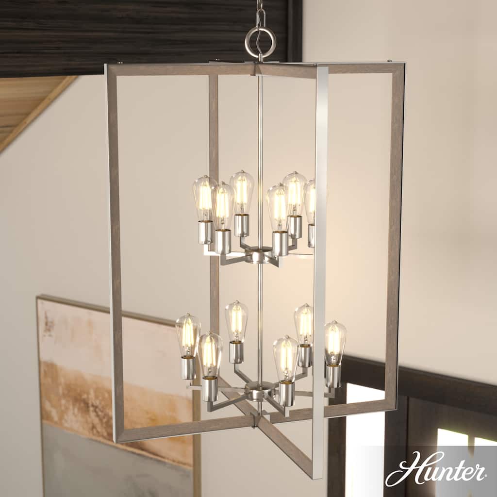 Woodburn Modern Farmhouse Pendant - Foyer, Dining Room, Living Room - Contemporary, Caged, Candle, Transitional, Rustic