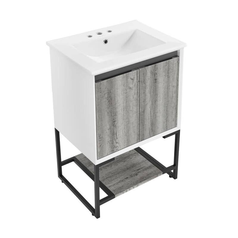 Swiss Madison SM-BV142-3 Marseille 24" Free Standing Single Basin