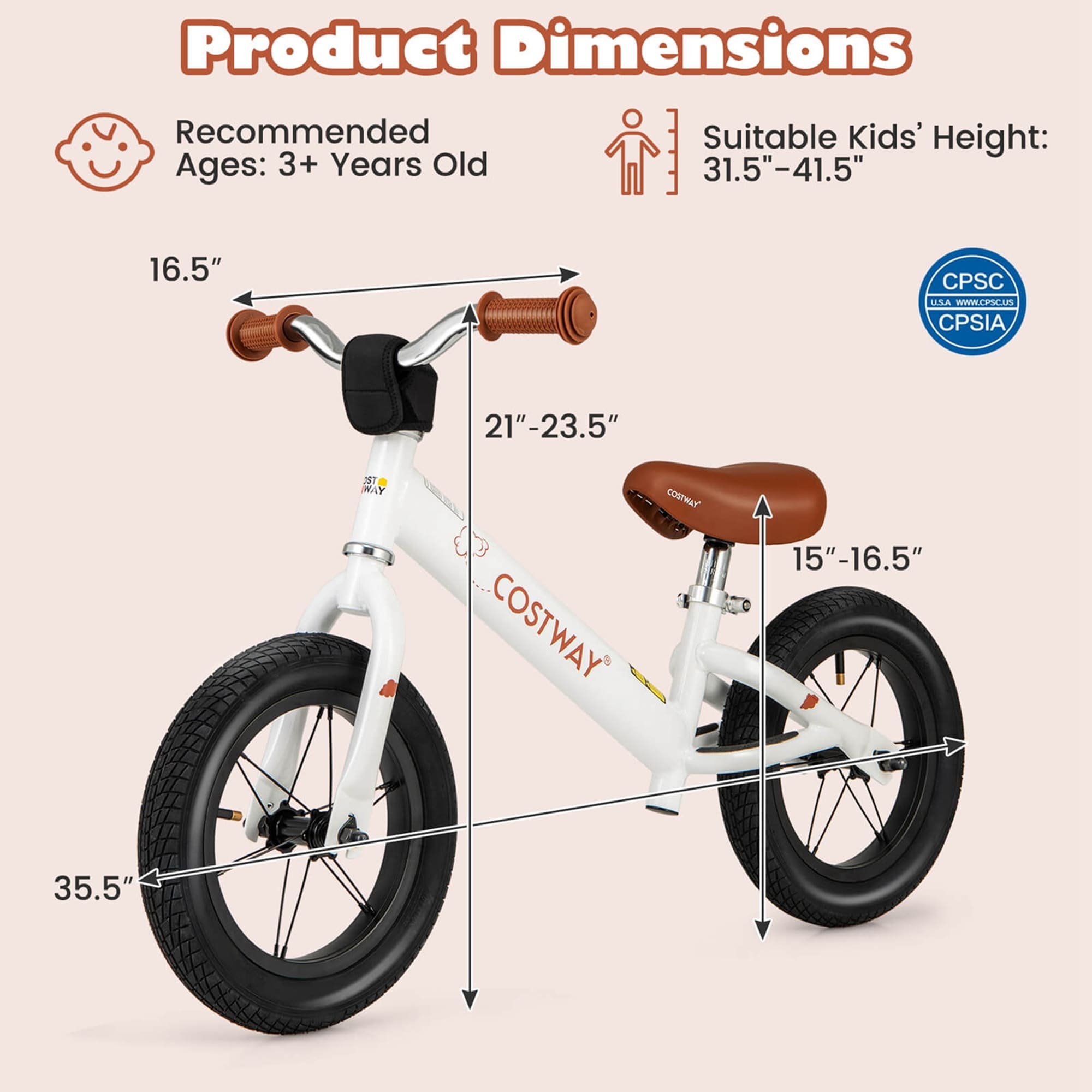 Costway balance bike hotsell