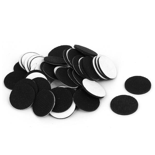 Shop Unique Bargainshome Office Self Adhesive Table Chair Legs Furniture Felt Pads Black 25mm 50pcs Overstock 17578814