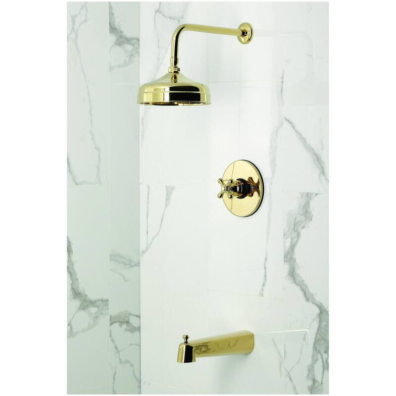 Kingston Brass KB633.AX Kingston Tub and Shower Trim Package with 1.8