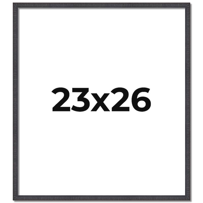 23x26 Frame Brown Solid Wood Picture Frame - Complete Modern Photo