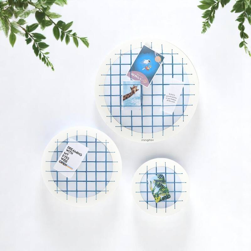 3-Piece Memory Board Wall Decor - Blue