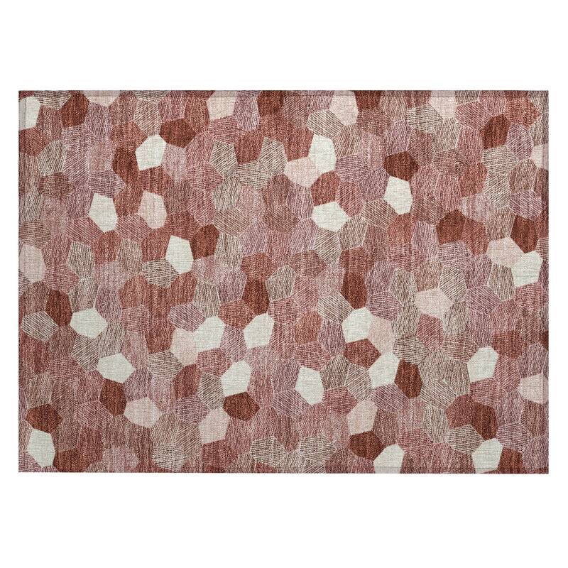 Machine Washable Indoor/ Outdoor Modern Loyd Chantille Rug